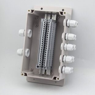二进十出防水接线盒 户外汇流箱 塑料防水配电箱 分线电源工控盒
