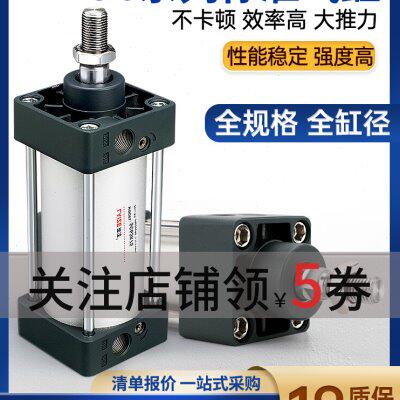莱泽亚德客型SC标准气缸小型气动配件SC40/50*25  75 100 125 150