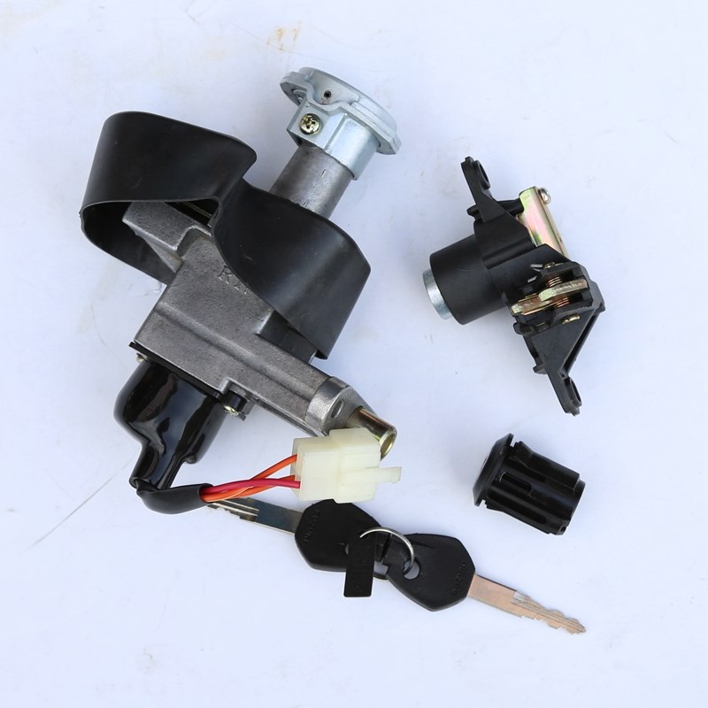 适用睿彩QS125T-4/4B瑞梦QS1x25T-4C/5A QS125T-14电门锁点火开关