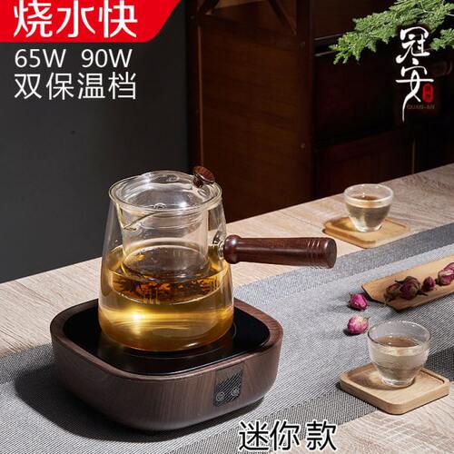 日式小型电陶炉双保温茶炉德国迷你静音家用烧水煮茶器超薄电磁炉