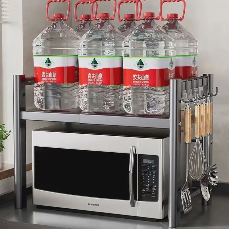 厨房微波炉架子置物架多功能支架多层家用烤箱台面电饭Y煲收纳架