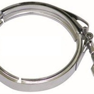 卡抱箍 快装 冲压T抱箍沟槽双备卡箍 V型槽管卡 304不锈钢双倍卡箍