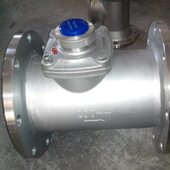 法兰水表8寸可拆式 立式 热水表LXLC 304螺翼式 200E工业自来水表