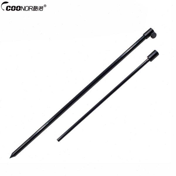 静逸欧式库钓海竿支架地插铝合金二节伸缩48-75cm抛竿炮台杆架