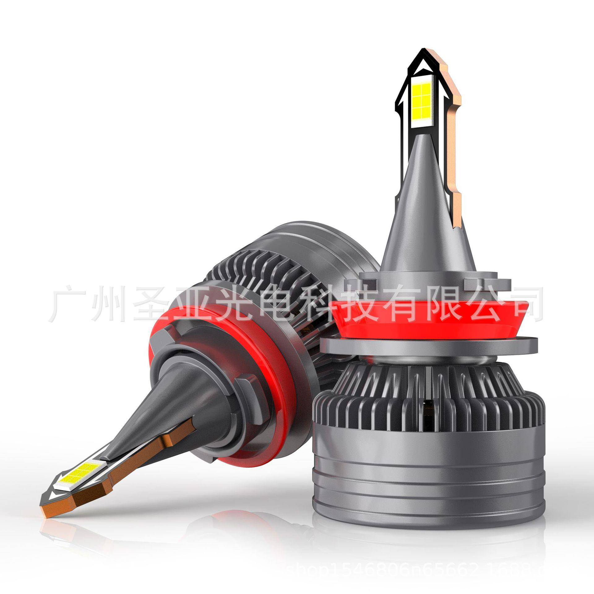 货车专用LED灯 V23小火箭H1/H7/H11/9005/9006/H4高亮LED改装车灯