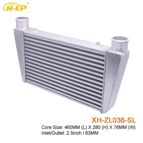 汽车中冷器通用460x280x76MM-65MM散热器进气涡轮增压改装管式