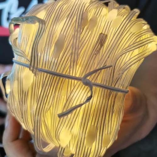 100米LED太阳能皮线铜线灯串户外防水彩灯庭院圣诞节日装饰灯带