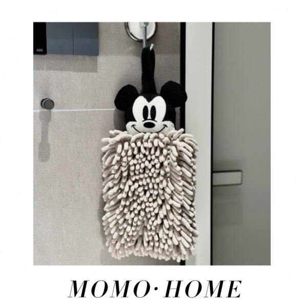 MOMO 擦手巾卡通可爱的唐老鸭黛西挂绳毛巾速干细纤维擦手巾