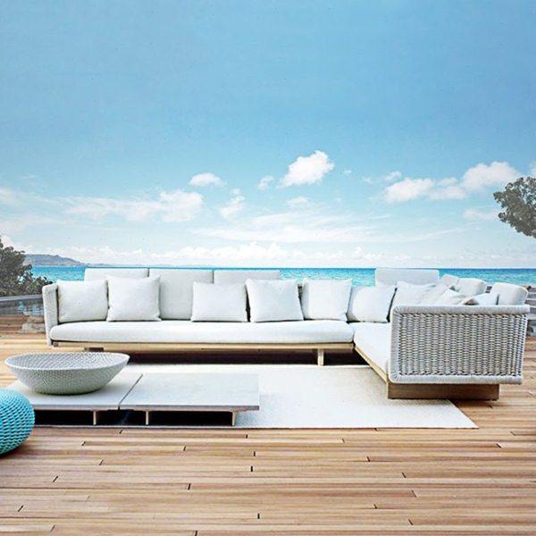 编织沙发客厅大理石茶几懒人躺床新中式轻奢现代简约柚木户外躺椅,住宅家具,户外沙发,淘宝优惠券,粉丝福利购,淘宝优惠卷