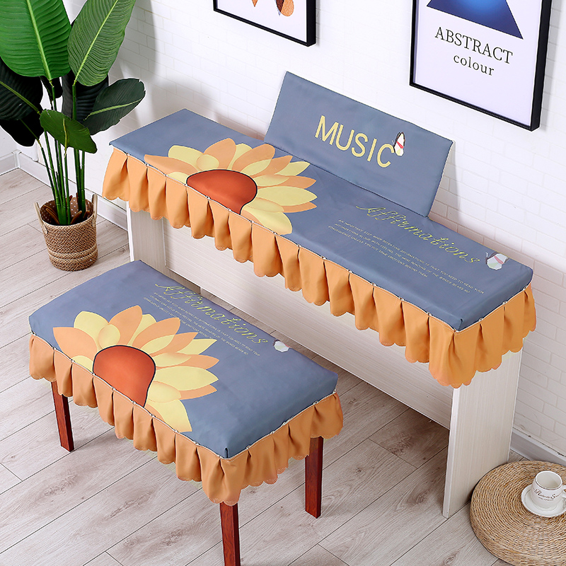 电钢琴罩88键g防尘罩 电子琴罩61键套盖布乐器罩 双排键可定制包