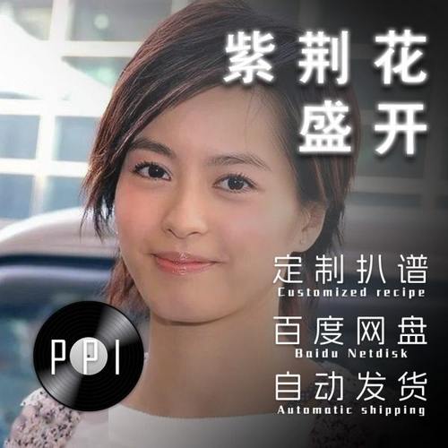 紫荆花盛开李荣浩  萨克斯谱单簧管长笛小提琴扒谱服务皮皮萨克斯