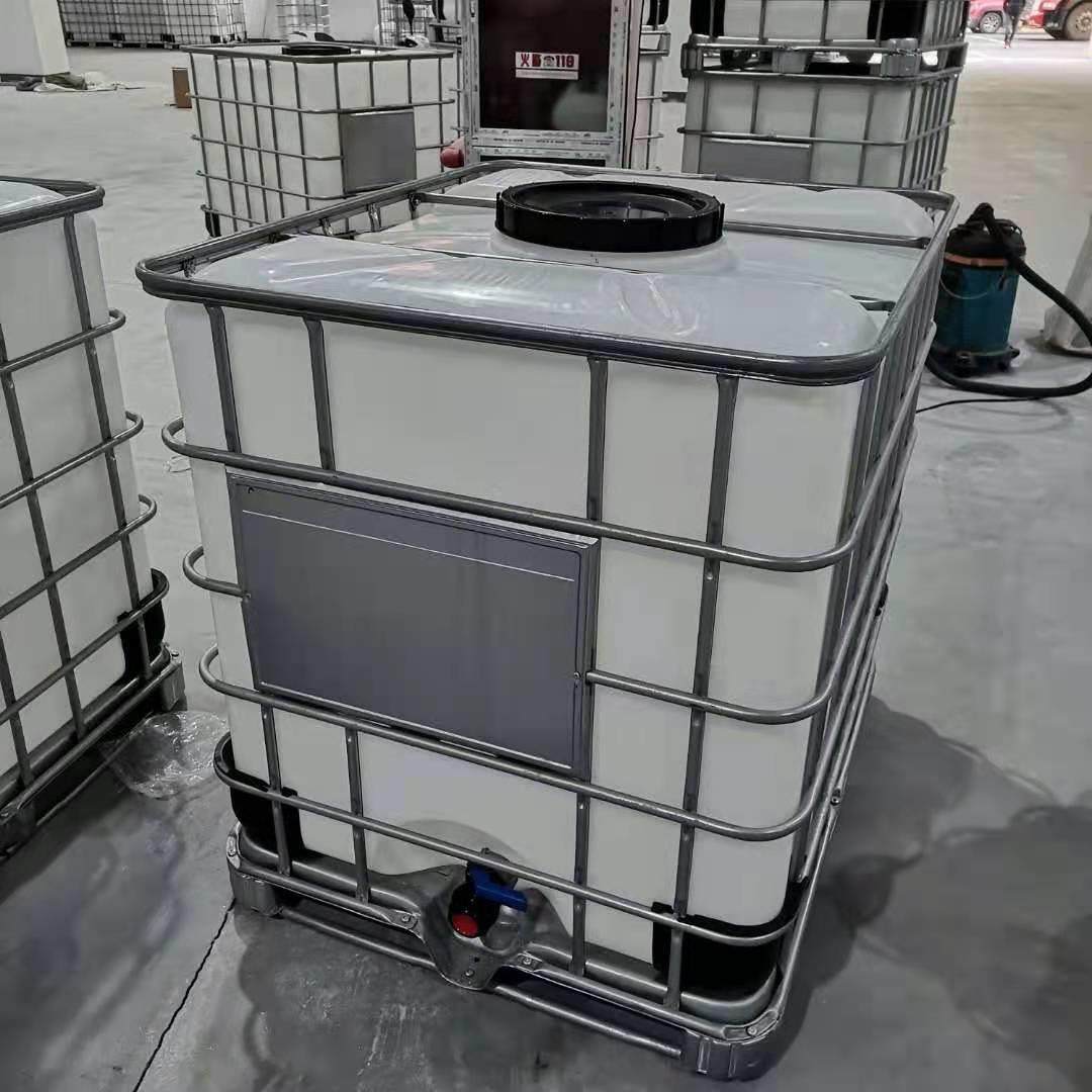 IBC运输集装桶食品级加厚滚塑吨桶方形化工桶带铁架千升桶
