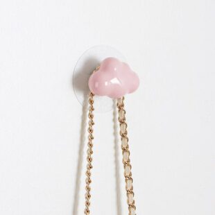 新款亮光云朵衣柜外侧面挂钩免打孔高级感创意可爱柜子旁强力粘钩