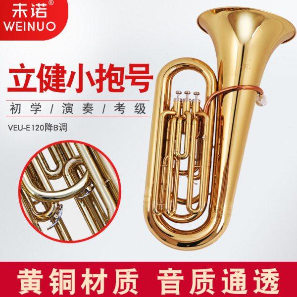 未诺 立健小抱号大抱号大号乐器降b调 VTU-E120 乐队低音抱号大号