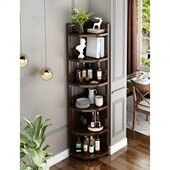 角柜转角柜现代拐角置物架墙边柜墙角三角形储物收纳架客厅书架28