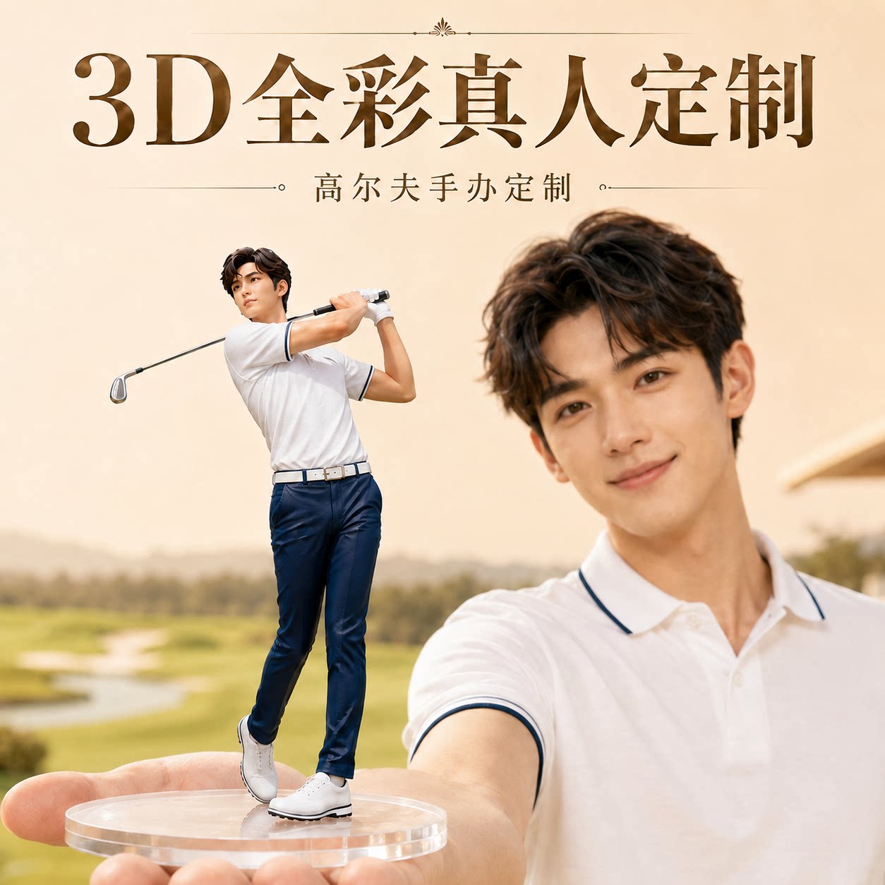 3D打印照片定制高精度树脂手办图片