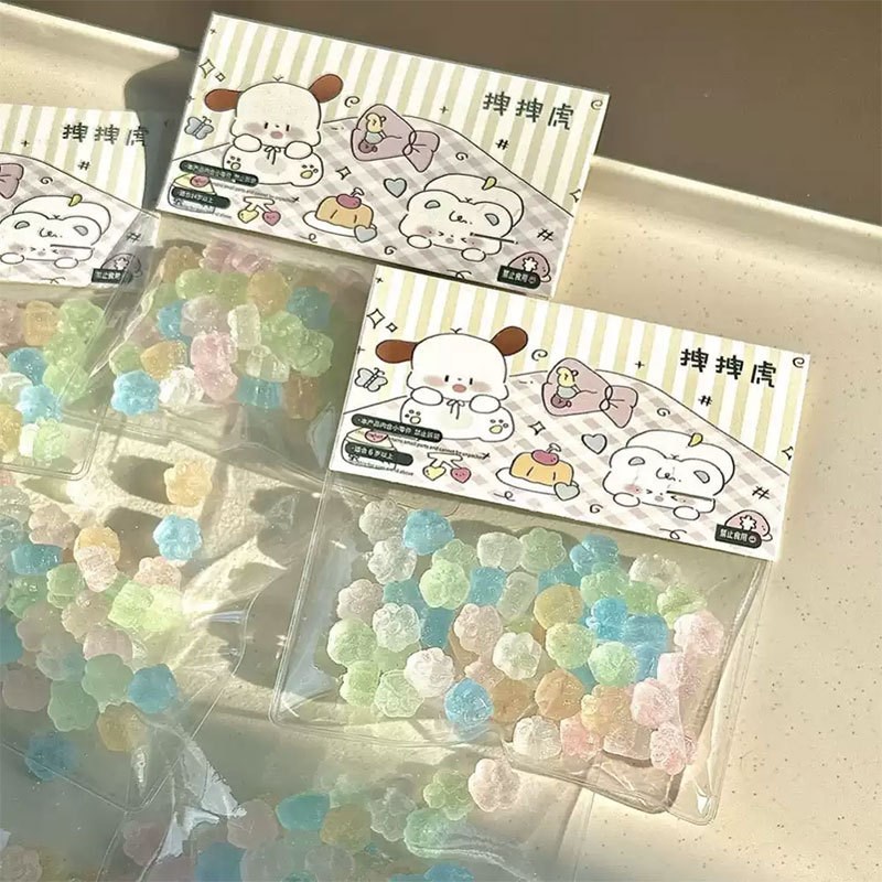 迷你小鼻嘎冰透猫爪捏捏乐烂泥手C感小号透明果冻蜡猫爪开学季礼