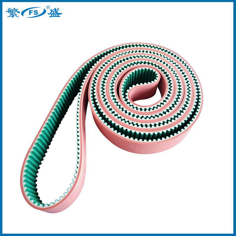 特殊加工T10 8M 5M H 聚氨酯加厚红胶PU接驳同步带