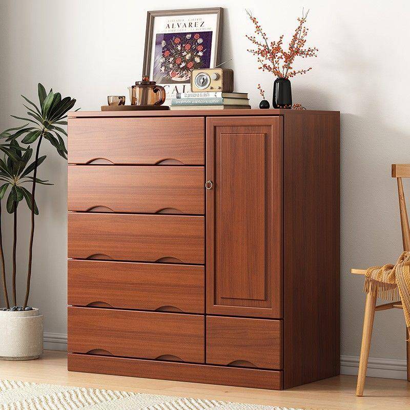 斗柜实木家用现代简约五斗橱卧室客厅五斗柜斗柜收纳柜子储物柜子