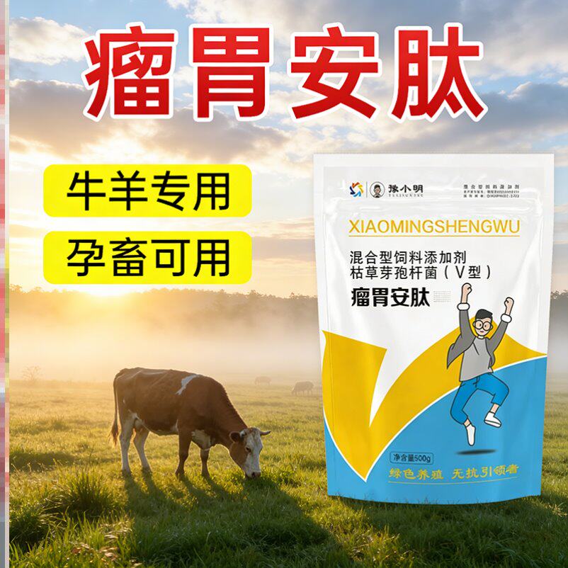 瘤胃安肽牛羊专用 育肥牛瘤胃安肽 瘤胃宝牛专用 牛用瘤胃安肽