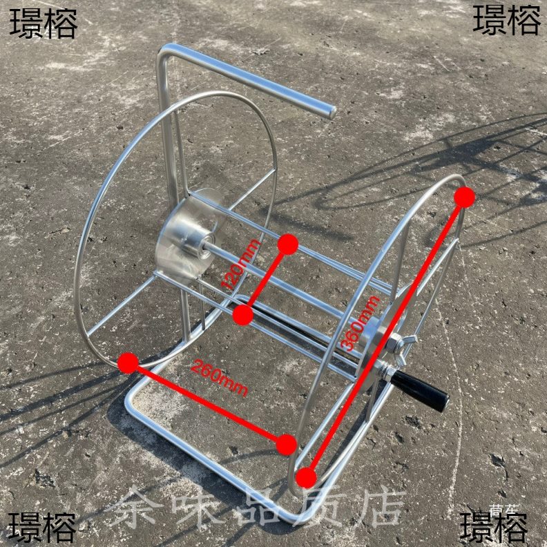 卷线盘空盘绕线盘铁盘电线收纳盘收绳子铁丝收线器卷钢丝金属卷管