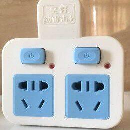 防雷击 1转2 无线扩展电源转换器插座一转二多功能家用插头排插板