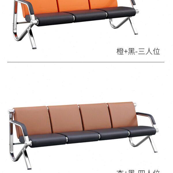 软包排椅等候椅公共候车椅银行医院等候椅候诊椅会客沙发茶几组合