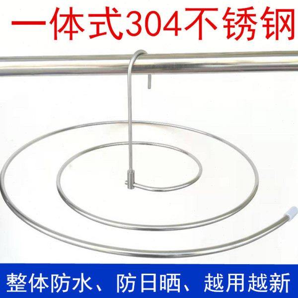 304不锈钢实心螺旋式晒被子创意家用晾衣架阳台凉圆形蜗牛旋转式,收纳整理,金属衣架,淘宝优惠券,粉丝福利购,淘宝优惠卷