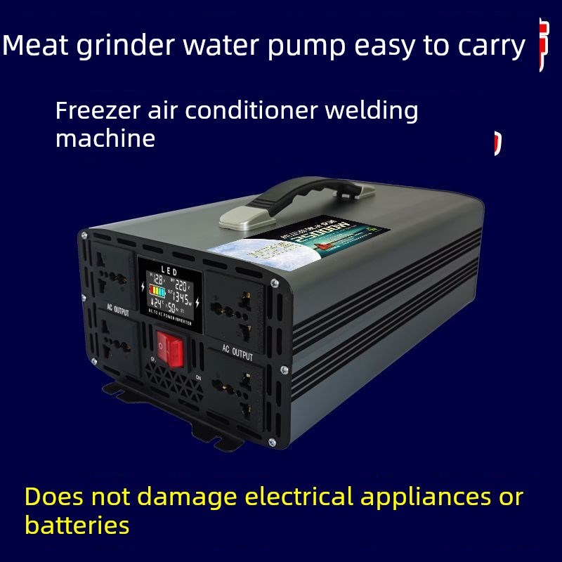 大功率汽车纯正弦波逆变器24V48V12V60VJ到220V通用户外电源转换