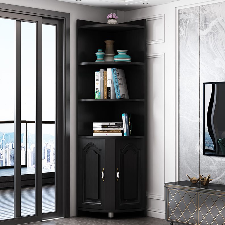 实木生态板客厅卧室阳台欧式三角柜墙角转角拐角落柜置物架储物柜