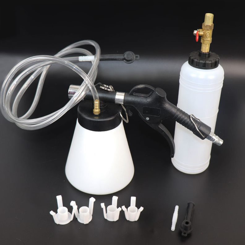 刹车油更换工具油壶 汽车制动液加注器双壶刹车油更换机抽油机