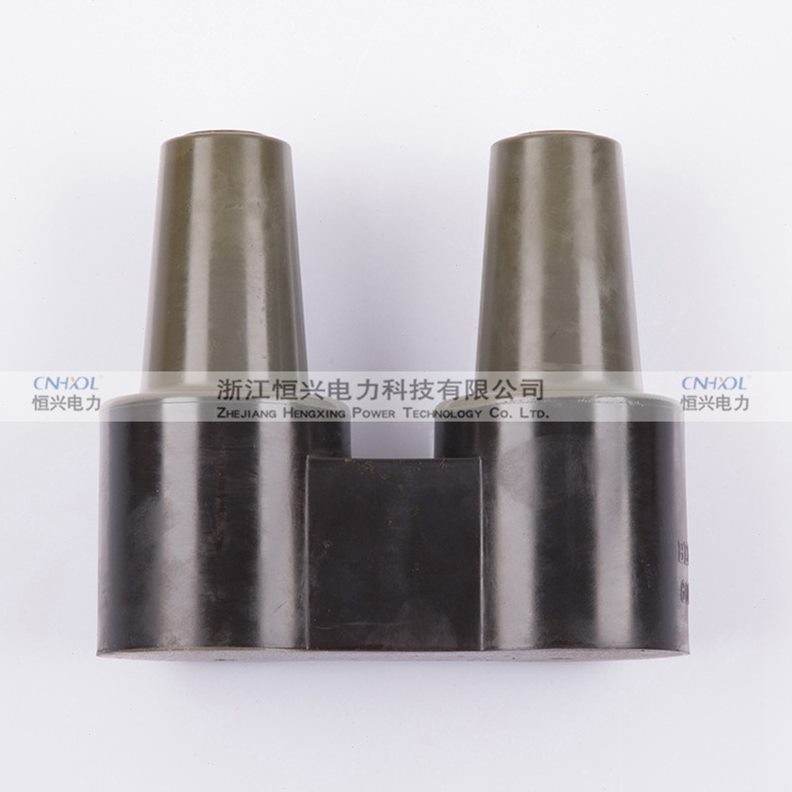 二路美式母排套管座侧扩MP2-15KV/600A二通母排分支箱二分支转换