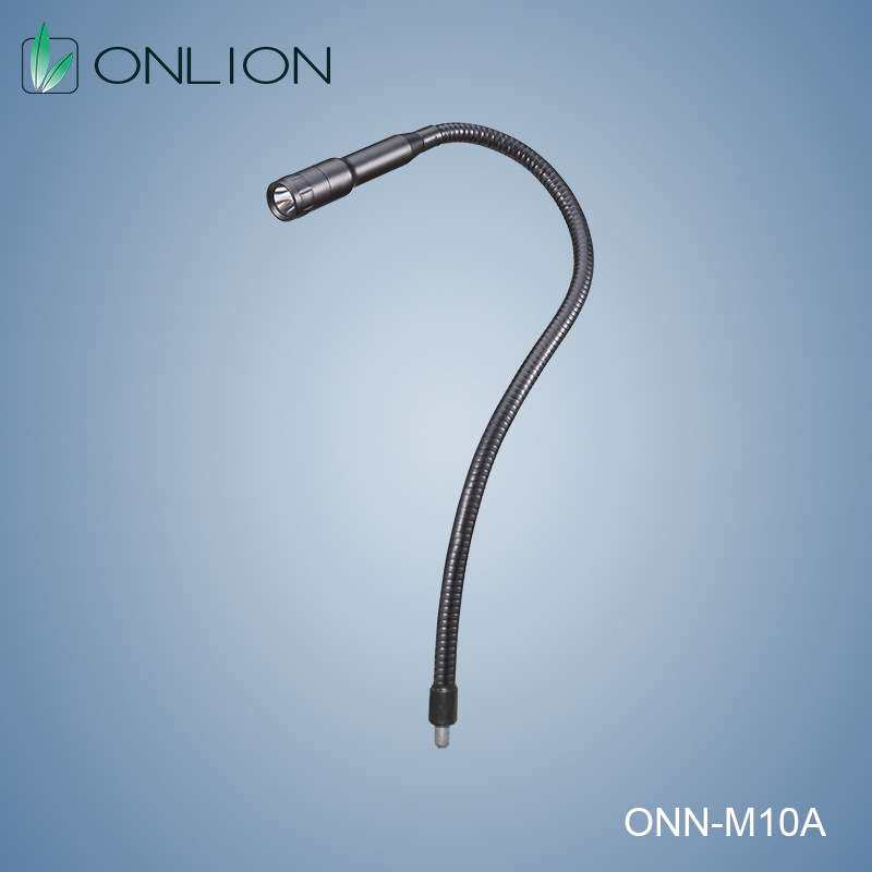 ONN欧恩万向软管鹅颈灯 LED机床工作灯设备照明灯防水机床射灯24V
