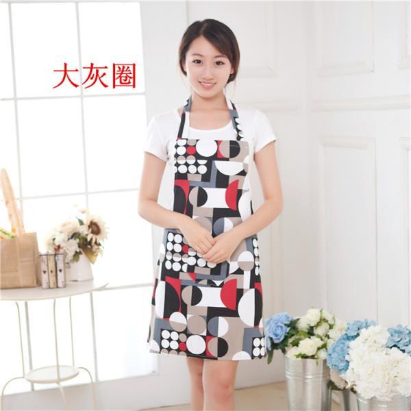 包邮韩式纯棉围裙 厨房时尚可爱公主家居围裙 加厚围裙帆布罩衣