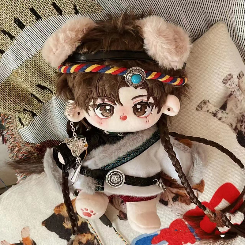 代号鸢孙策20cm棉花娃娃可爱毛绒玩具汪汪策娃玩偶娃衣送节日礼物