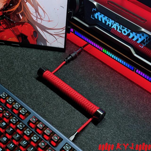 客制化航插线键盘数据线适用美加狮MAD60/68fire磁轴8K键盘type-c