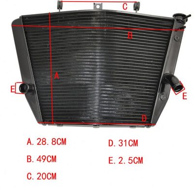 GSXR1000 大R 2005-06年 K5 水箱 水箱总成 水冷 散热器