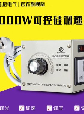 220v带红色开关/交流电子减速器/无极变速/调温/调速开关4000W