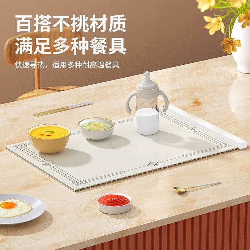 暖菜板热保温板家用冬季天餐桌垫加热器饭菜柔性折叠折叠暖菜板