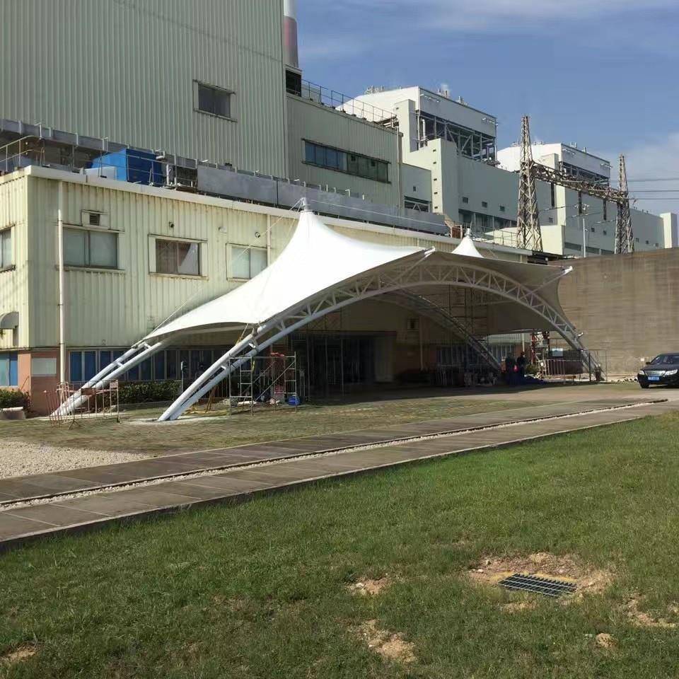 户外景区商业广场体育场馆景观膜结构大跨度钢结构门头仓库遮阳棚