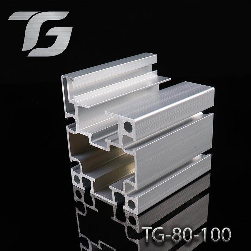 2.5倍速链铝型材节距31.75配套型材 上海倍速链铝材80100