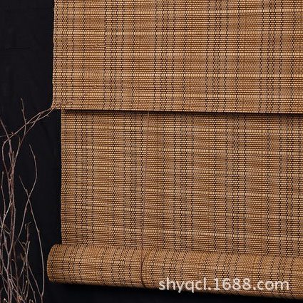 亚清窗帘厂家做遮光隔热竹卷帘竹帘公室竹卷帘竹门帘竹卷窗帘