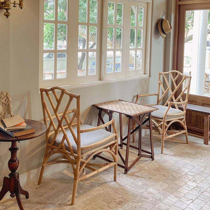 藤编民宿酒店休闲复古藤椅真藤编织扶手带靠背阳台庭院植物藤椅子,3C数码配件,其它配件,淘宝优惠券,粉丝福利购,淘宝优惠卷