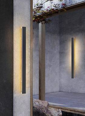 Led壁灯户外防水长条壁灯走廊过道灯光环境背景简约条形壁灯BD63