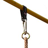 儿童秋千配件连接带铁链金属扣登山器连接器耐磨承重强