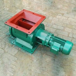 16型300方口电动卸灰阀除尘回转锁风下料阀 铸铁星型卸料器 YJD