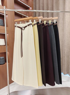 潇潇丨丨二代超模裤丨窄筒A字裤 长102 DE-85102