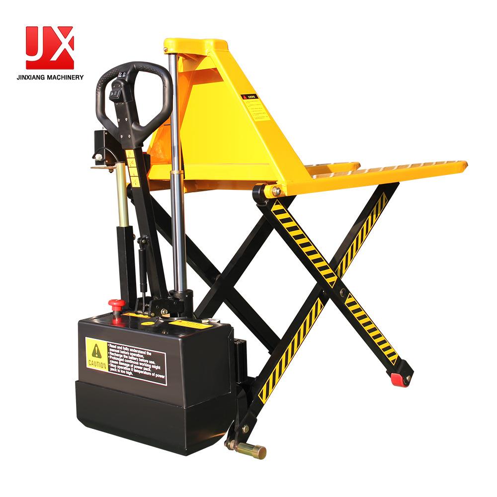 高升程搬运车1吨手动液压地牛1.5吨高起升剪叉式自动升降光感感应