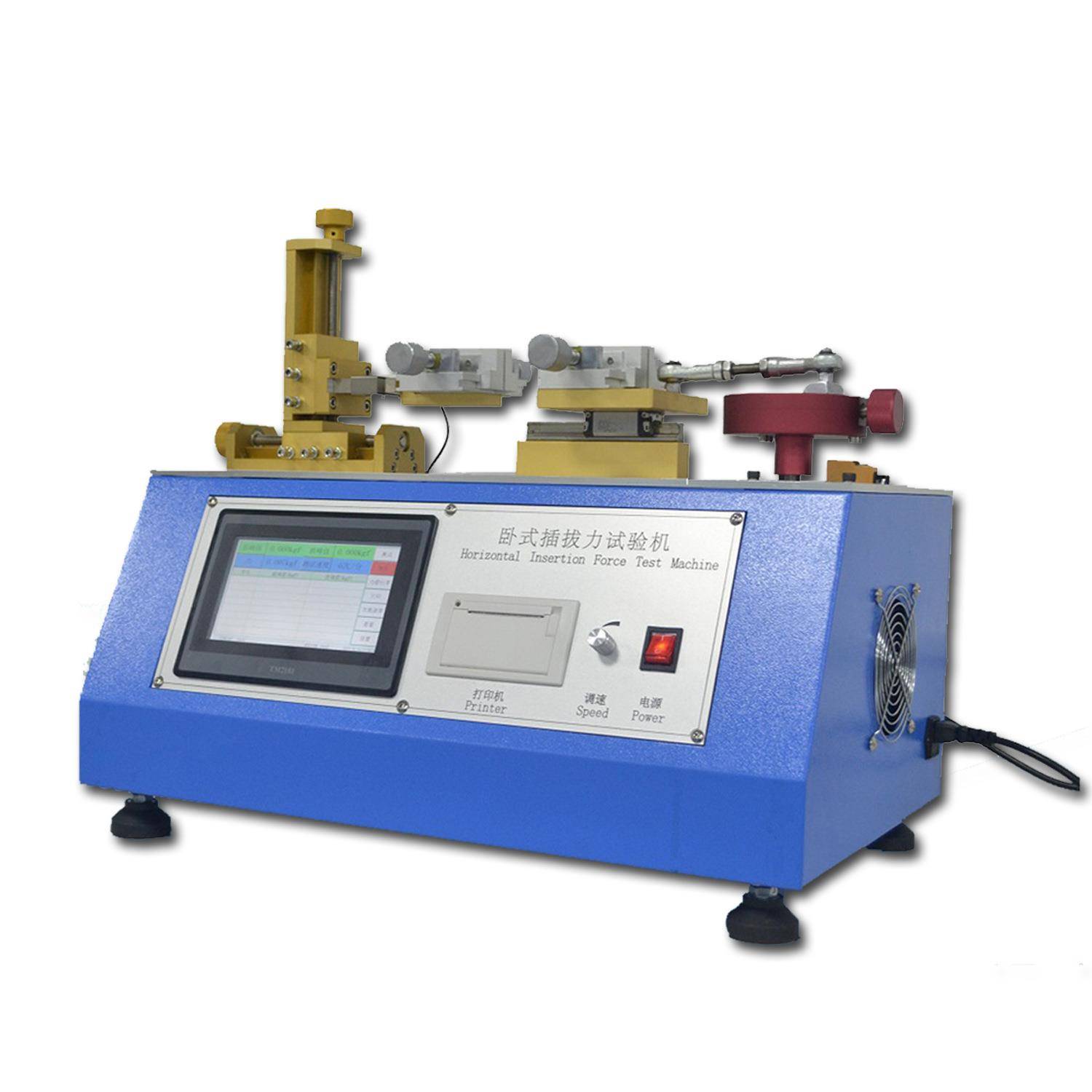 卧式笔记本电源线插拔力试验机水晶头电话线插拔试验机