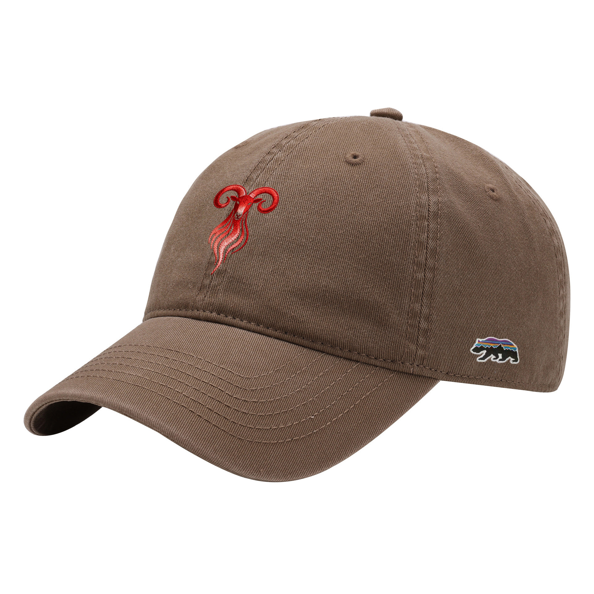 【官网正品】Poragomla棒球帽男女通用宽檐鸭舌帽遮阳帽羊年限定